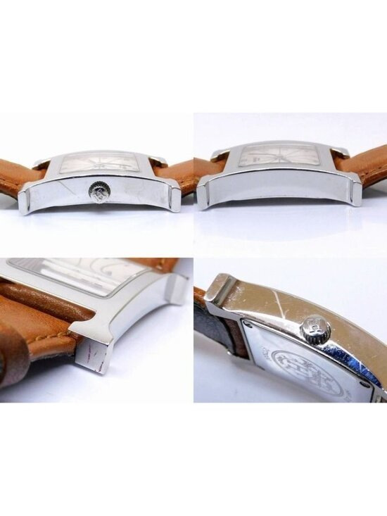 Hermes Watch Clock Stainless Steel Quartz 6K